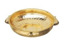 Brass Urli with Handwork Diameter 10 (F574 E)