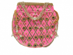 Embroid Pink Bag