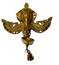 Ganesh Head with Bell