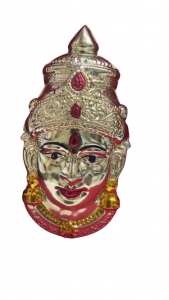 German Silver  Amman Face for Pooja