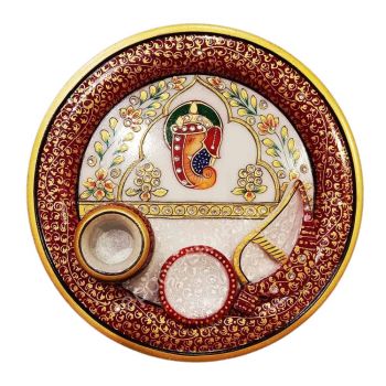 Decorative Puja Thali Set