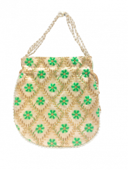 Green Flower bag