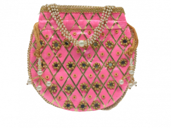 Embroid Pink Bag